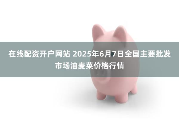 在线配资开户网站 2025年6月7日全国主要批发市场油麦菜价格行情