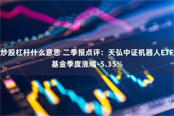 炒股杠杆什么意思 二季报点评：天弘中证机器人ETF基金季度涨幅-5.35%