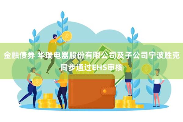金融债券 华瑞电器股份有限公司及子公司宁波胜克同步通过EHS审核